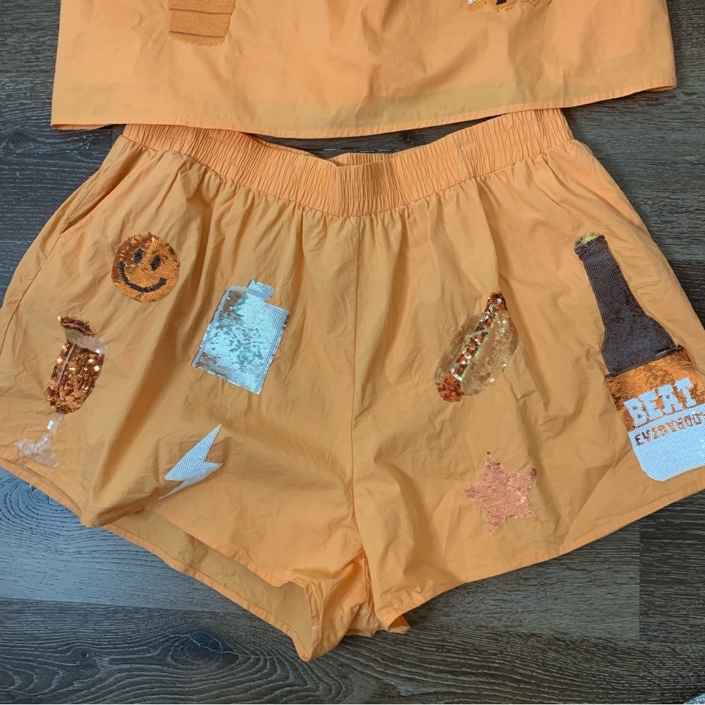 Queen of Sparkles UT College Game Day icon shirt/ shorts set 2XL - Picture 3 of 10